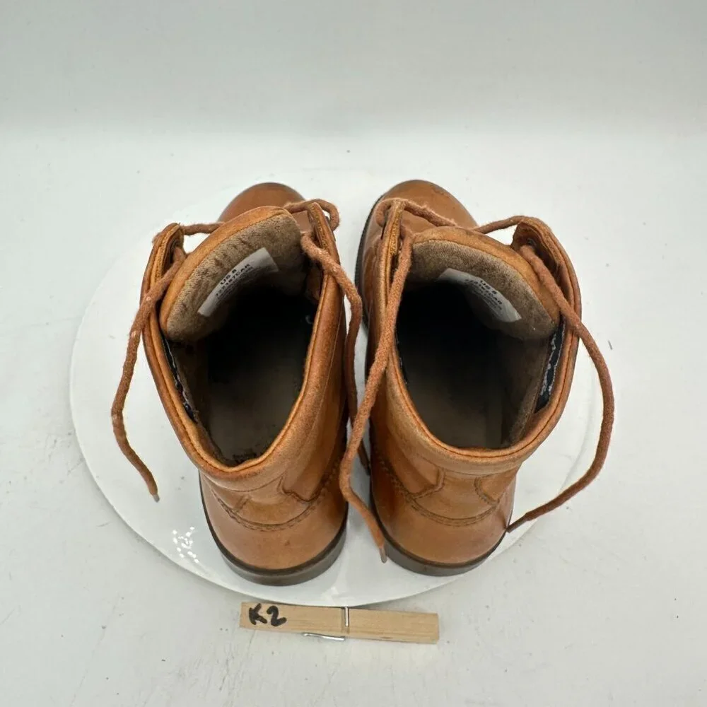 Kodiak Men Size 8 722187CAR Brown Tan Leather Plain Toe Lace Up Ankle Boot